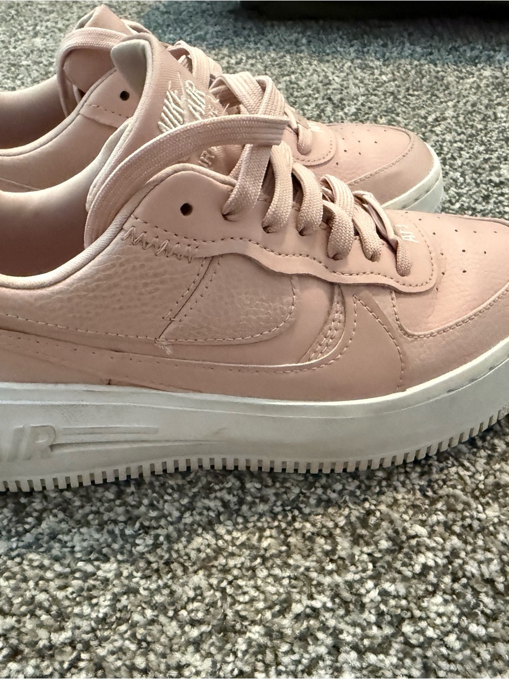 Nike Women's Low-Top Platform Sneakers in Blush Pink